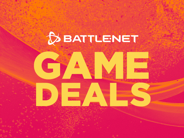 Battlenet logo with game deals event